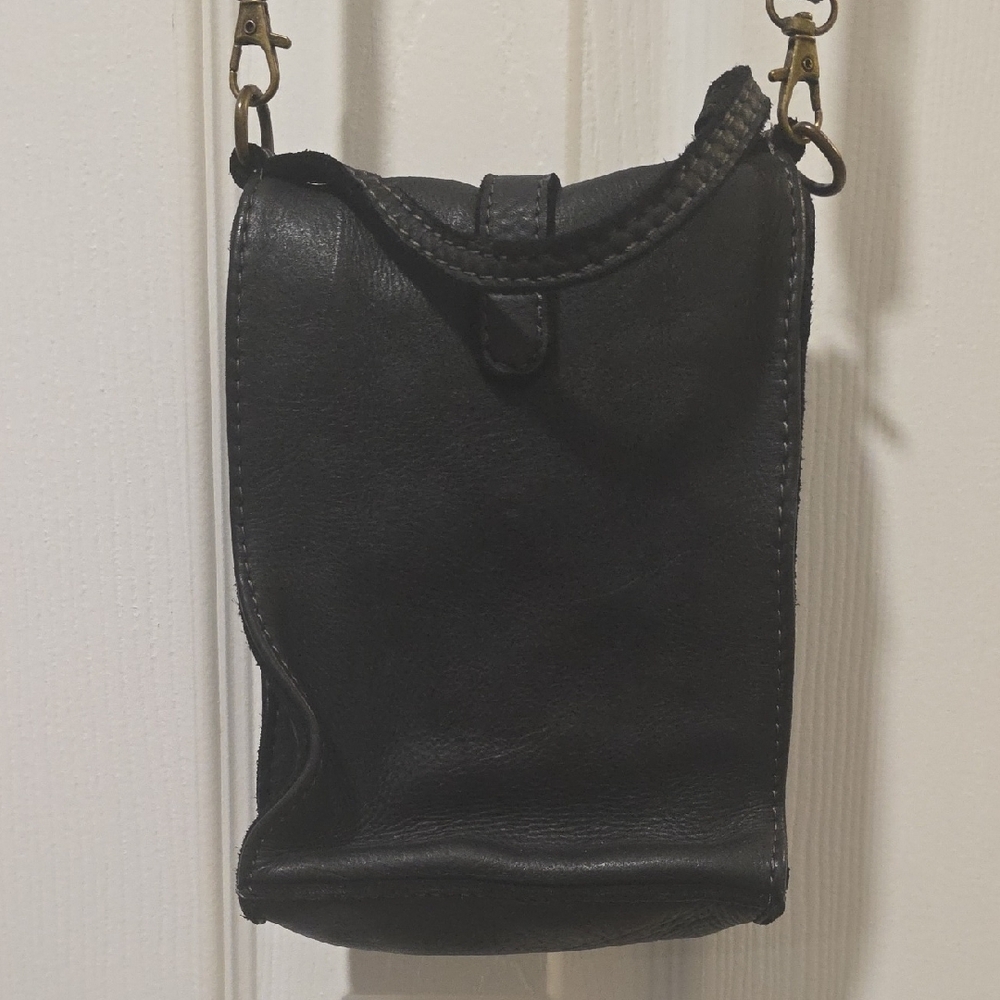 New, Coldwater Creek Full Grain Leather "Just Right" Cossbody Bag - Picture 6 of 16